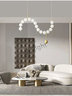 Lustre Art Déco — Cuivre