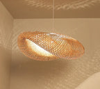 Suspension Bambou Artisanale LED - Lustre Design Naturel 2025