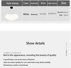 Lustre Blanc Moderne — Salon