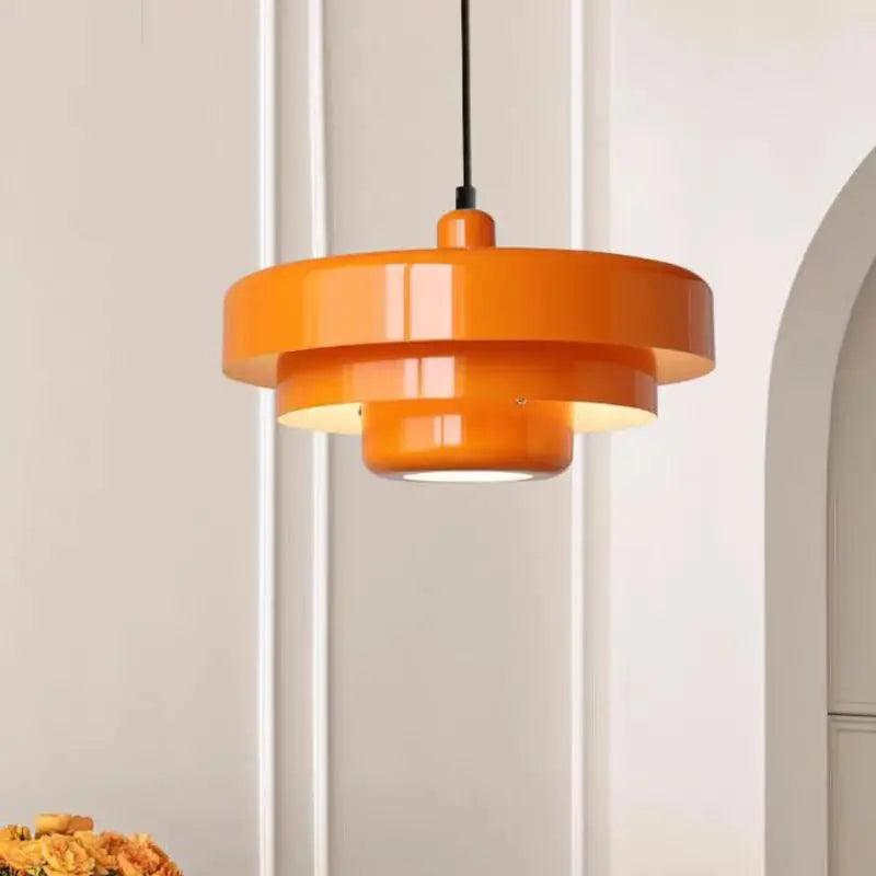 Lustre Suspension Rétro Médiéval — Bar Café Restaurant — LED Multicouleur