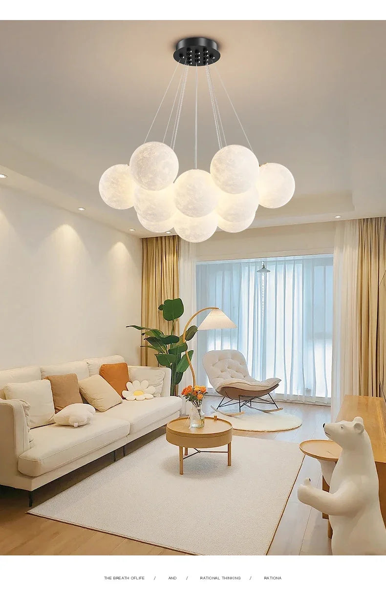 Lustre Bulle — Plafonnier Nordique Design