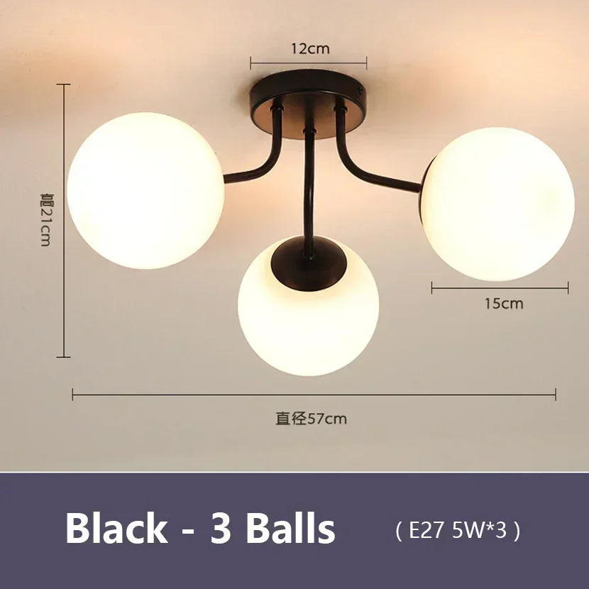 Lustre Scandinave — Verre
