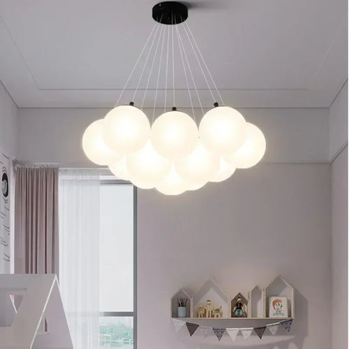 Lustre Blanc Moderne — Salon