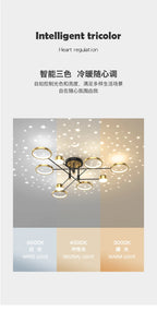 Lustre Moderne LED — Blanc