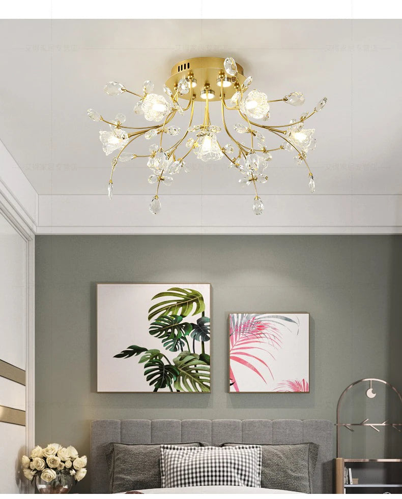 Lustre en Cristal Pas Cher — Nordique