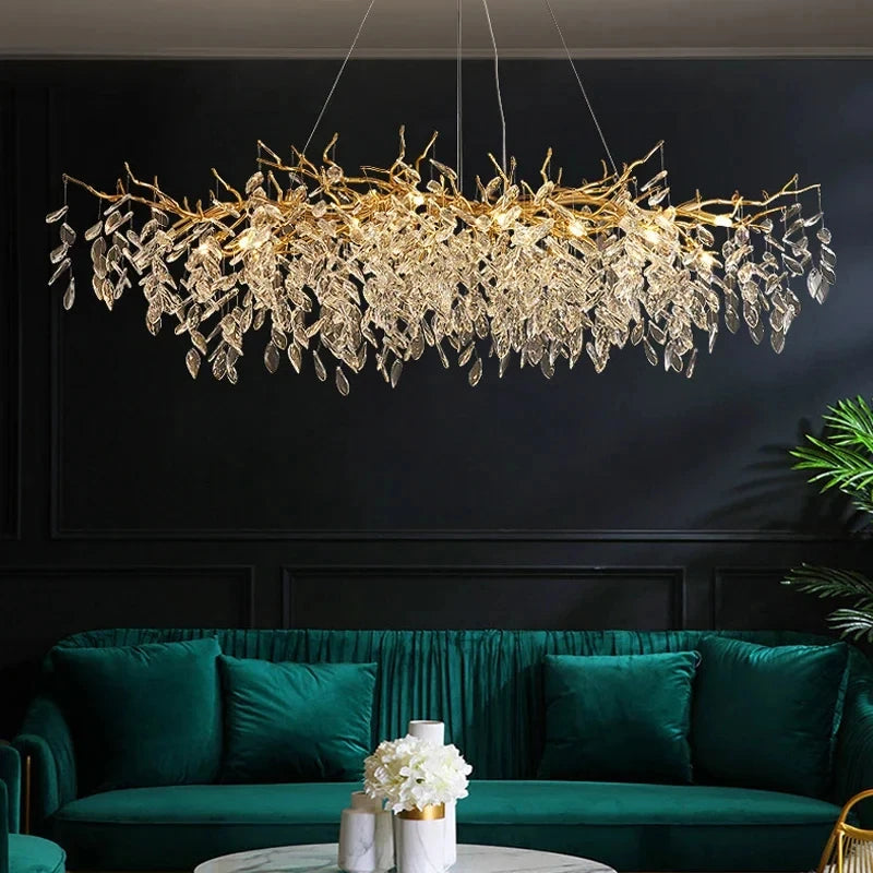 Grand Lustre Salle à Manger — Cristal Grand Format