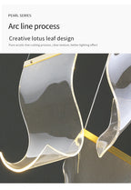 Lustre LED Moderne Salon — Escalier