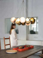Lustre Design LED — Verre — 16 ampoules Applique murale
