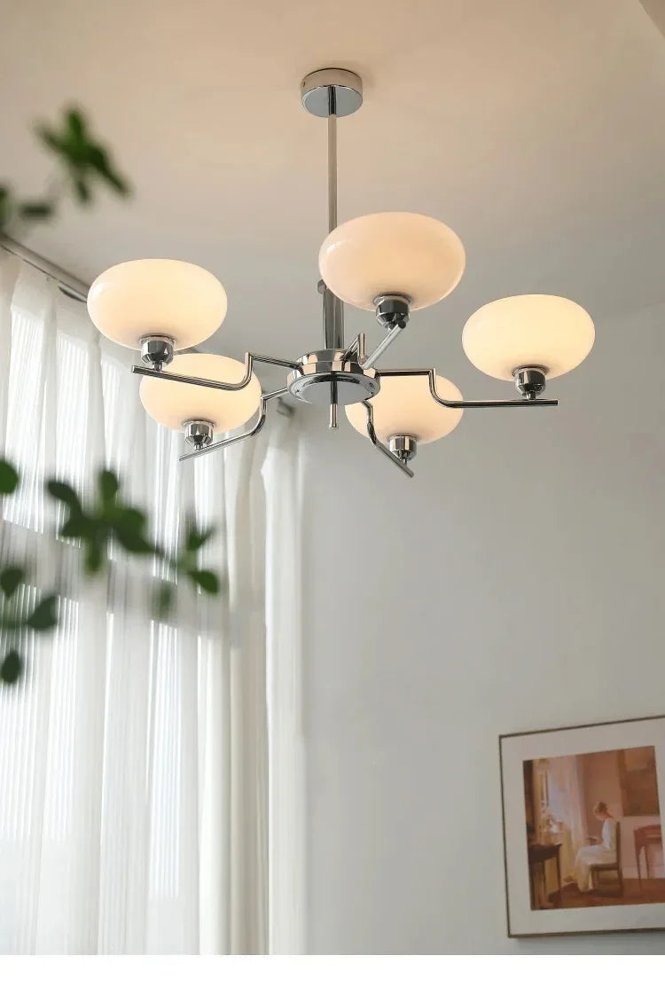 Lustre Vintage Industriel — Verre