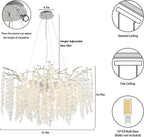 Lustre Cristal Salon — Chambre