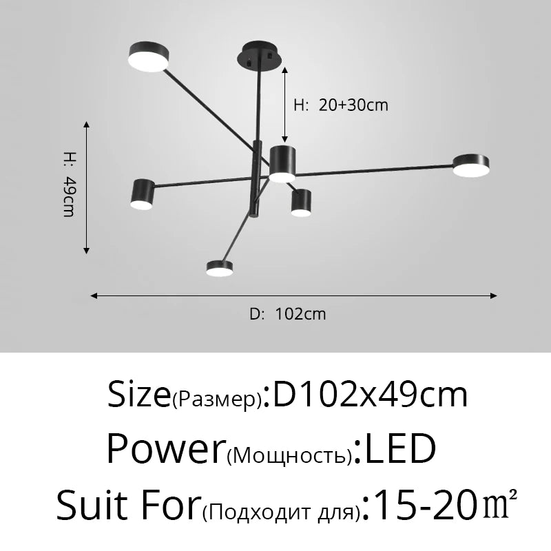 Lustre Chambre Ado — Noir