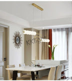 Lustre Art Déco — Cuivre