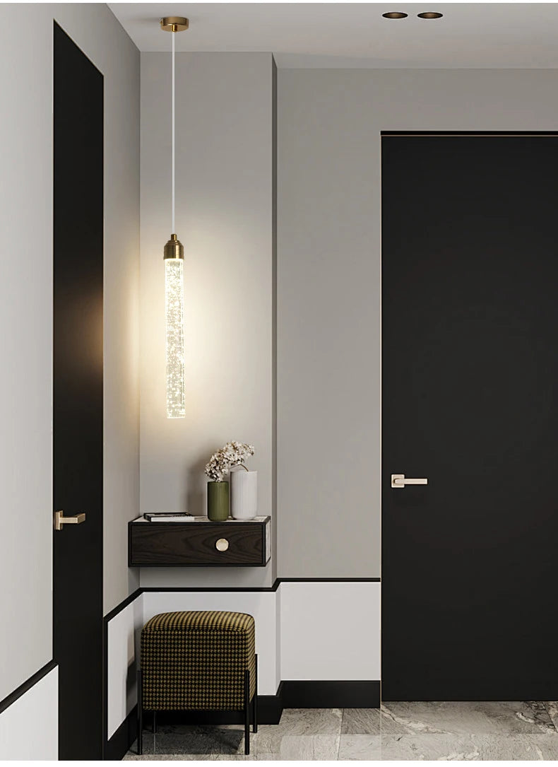 Suspension Cristal Luxe 35cm - Lustre Élégant LED