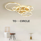 Lustre pour Salon Moderne — Blanc