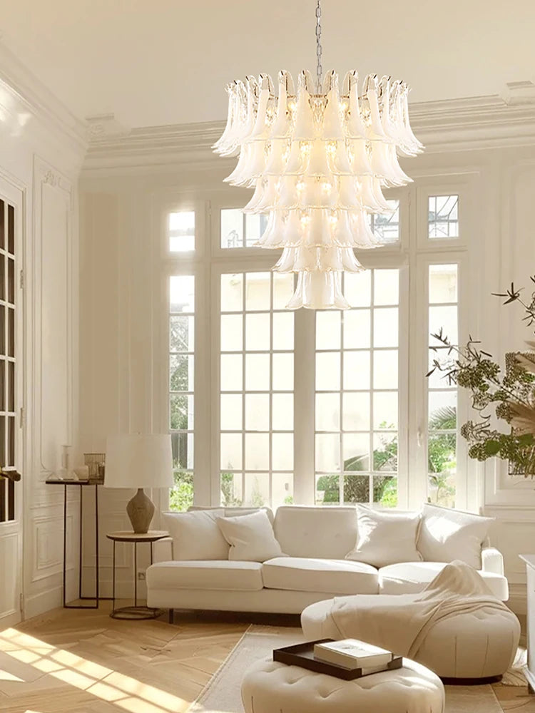 Lustre Salon Moderne — Verre