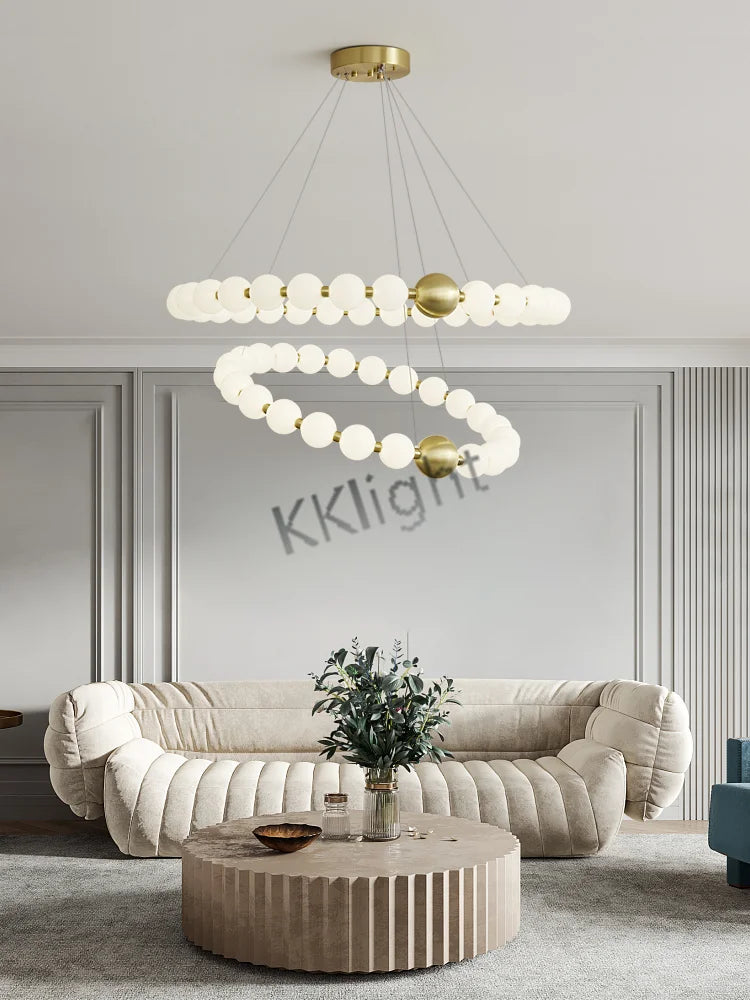 Lustre Art Déco — Cuivre