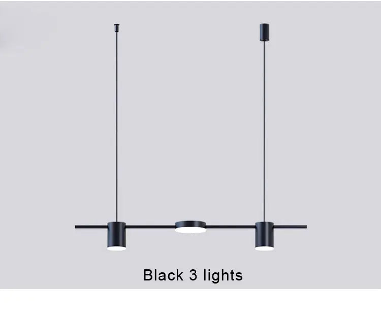 Lustre Moderne Noir — Cuivre