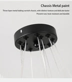 Lustre Blanc Moderne — Salon