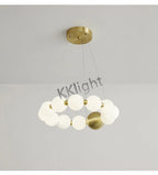 Lustre Art Déco — Cuivre
