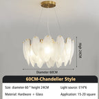 Lustre Chambre Bébé — Verre — Plafonnier D50cm