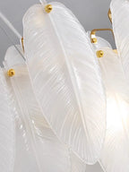 Lustre Chambre Bébé — Verre — Ovale L80cm