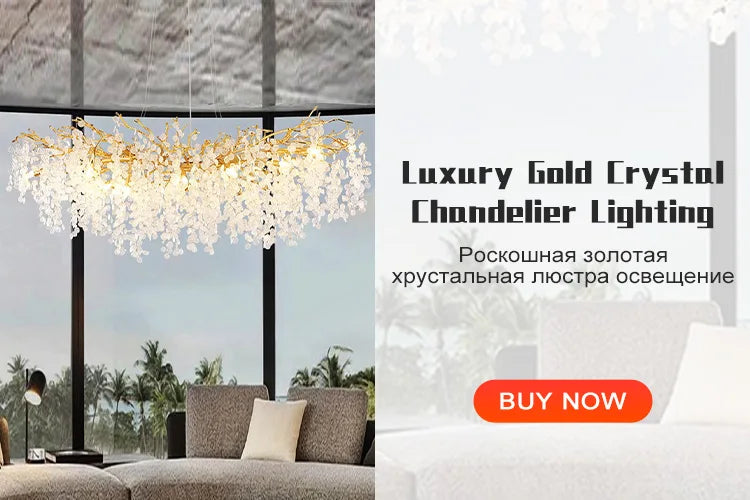 Grand Lustre Salon — Cristal