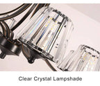 Lustre Salon Moderne — Plafonnier LED Cristal