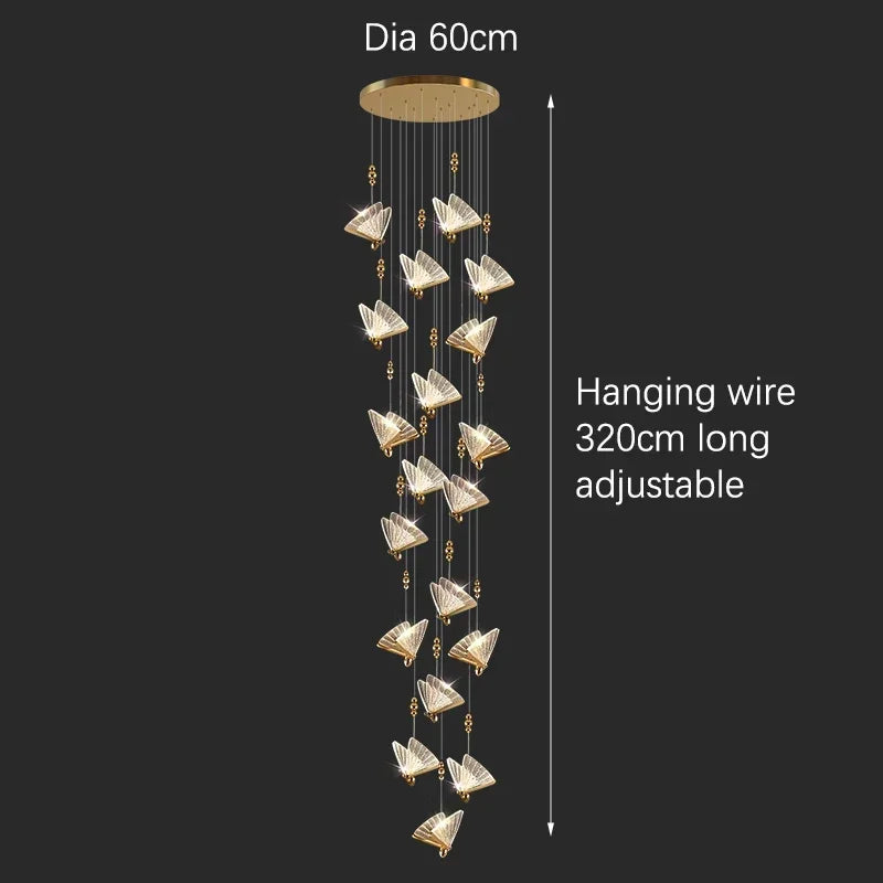 Suspension Luminaire Nordique — Cristal
