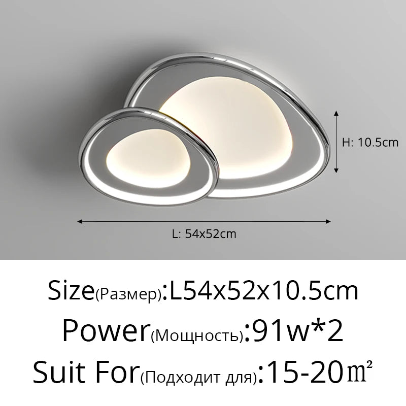 Lustre Salle à Manger Déporté — Blanc