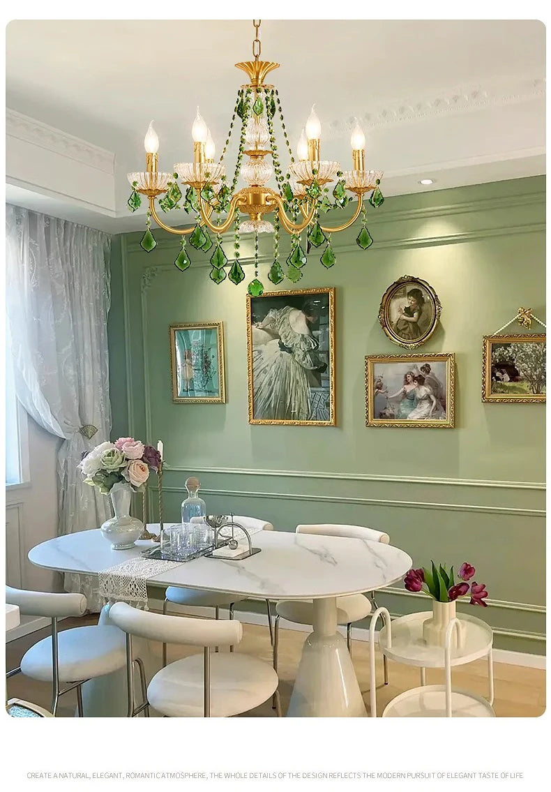 Lustre Style Industriel — Cristal