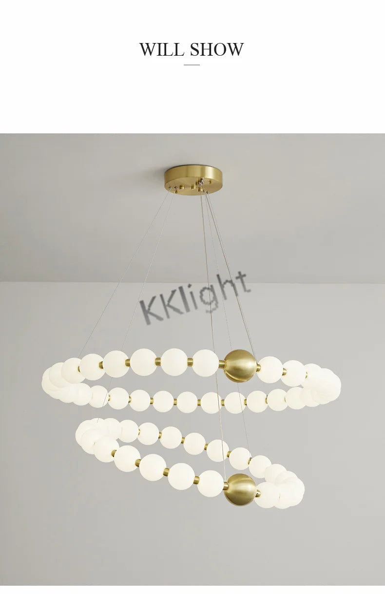 Lustre Art Déco — Cuivre