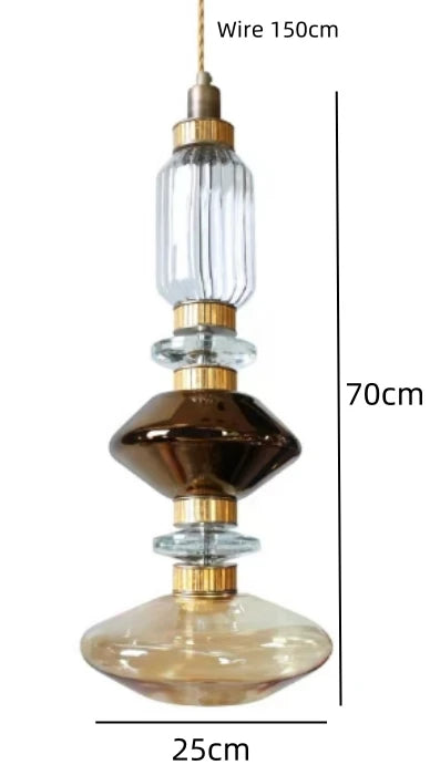 Lustre Verre Design — Moderne