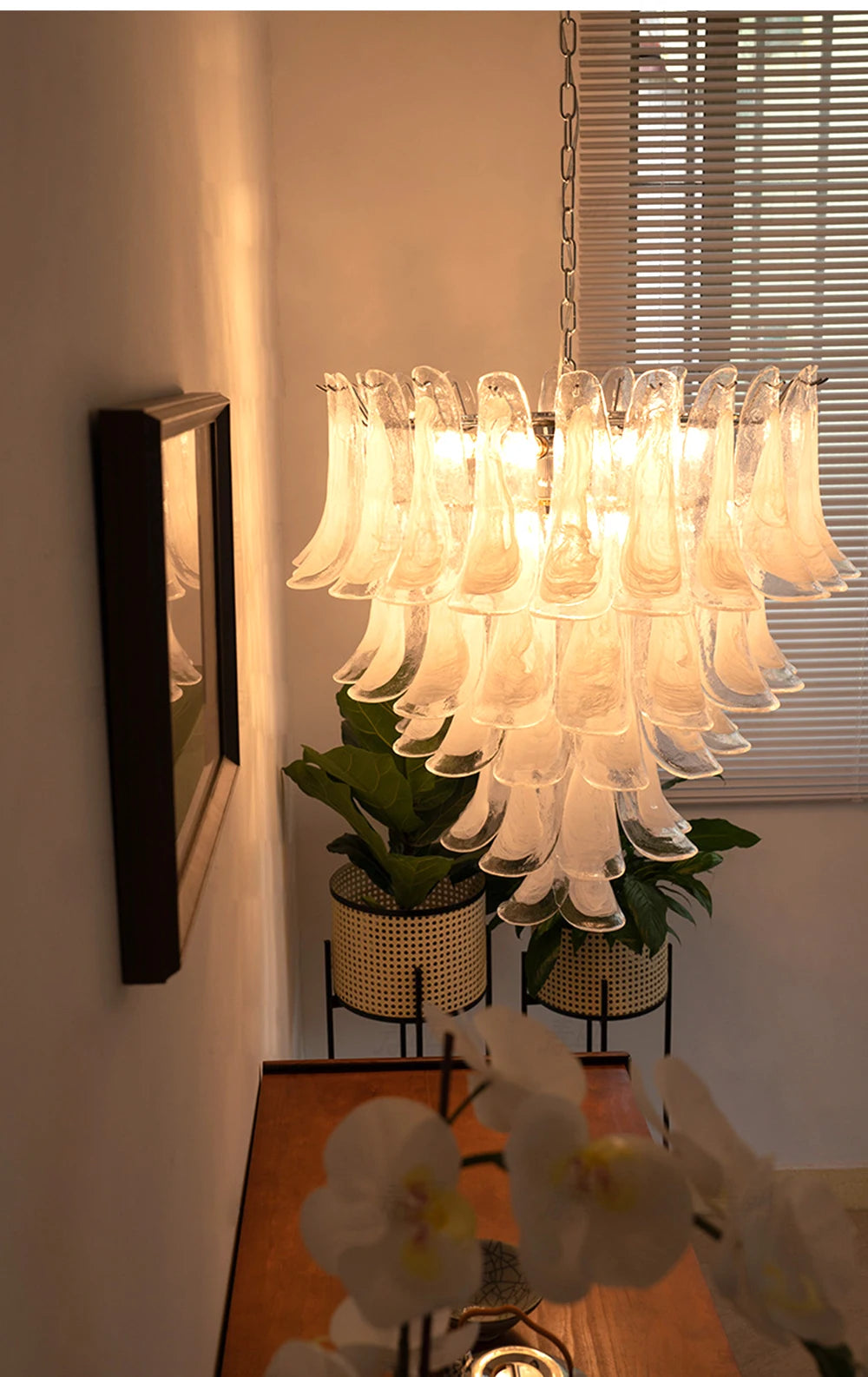 Lustre Salon Moderne — Verre