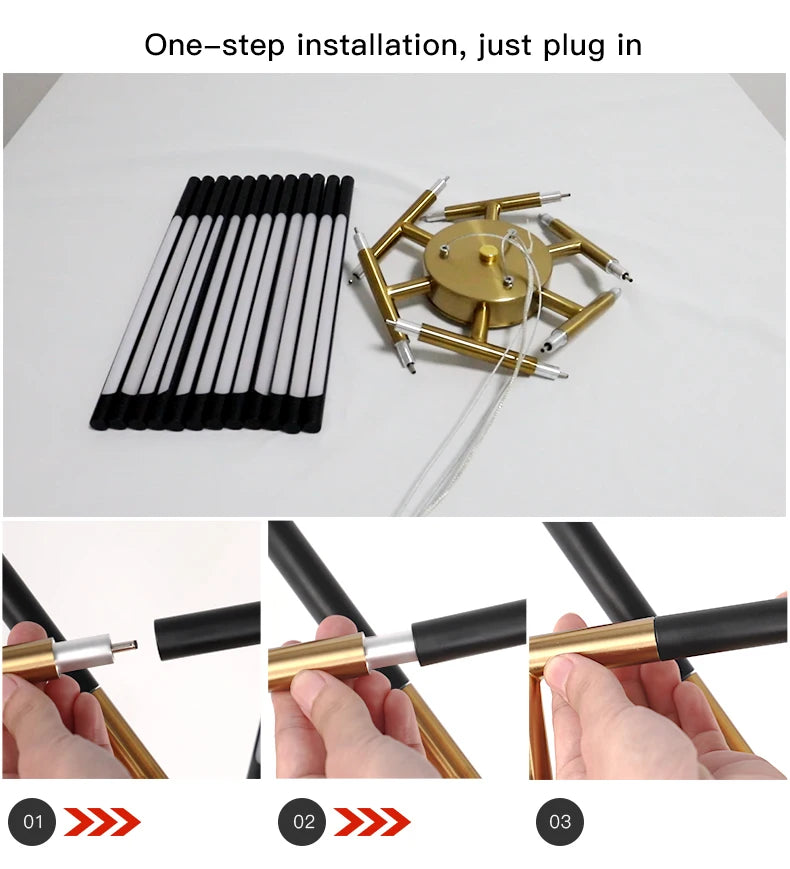 Lustre Cuisine Industriel — Plafonnier Nordique Design