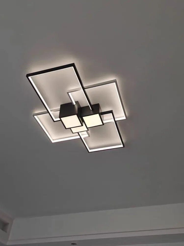 Lustre Salon Bois — Moderne