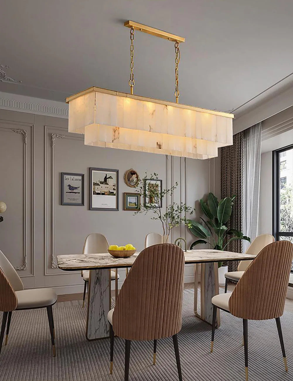 Lustre Tendance Salon — Marbre