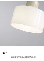 Suspension Verre Nordique Design Long — Chambre et Restaurant — E27