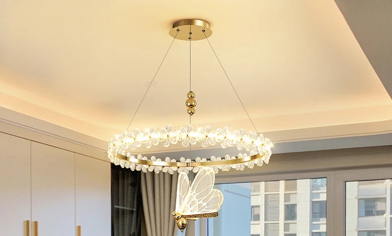 Lustre LED Cristal — Salle à Manger