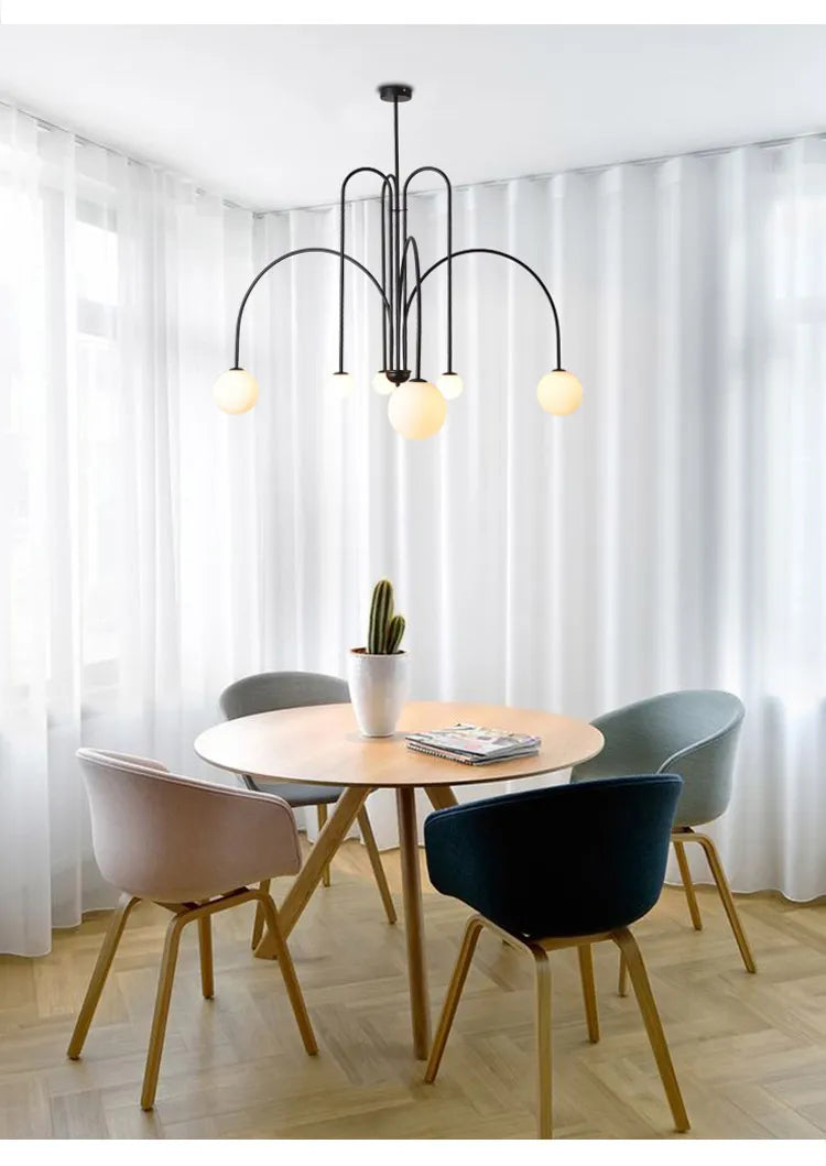 Lustre Contemporain — Plafonnier Boule Moderne