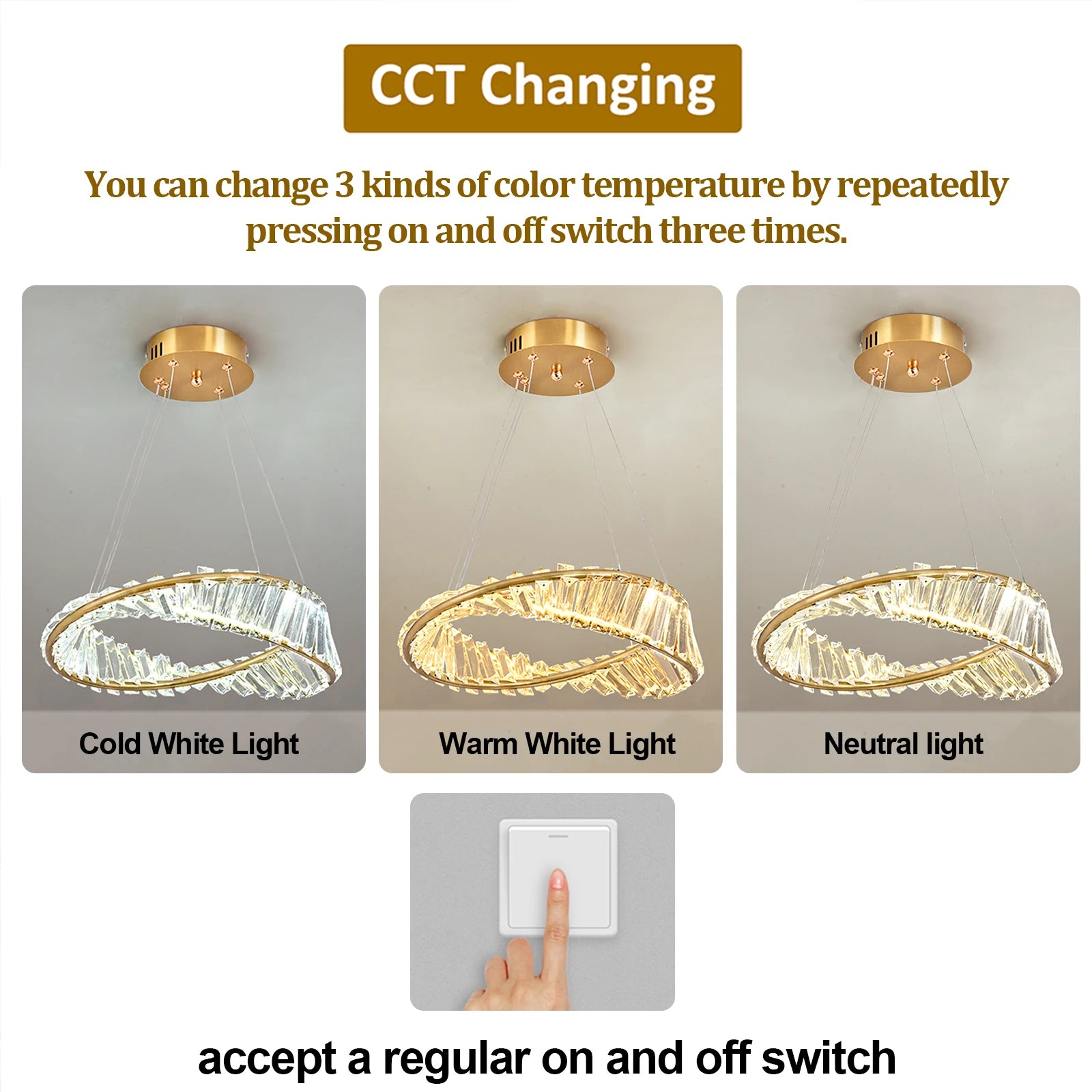 Lustres Led — Plafonnier Anneau LED