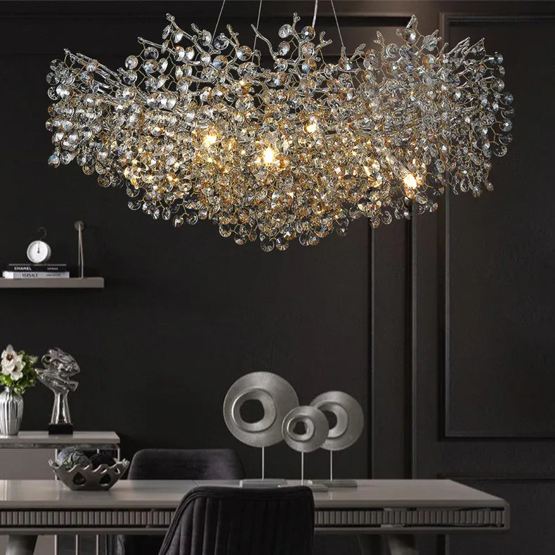 Lustre Salle à Manger Cristal — Luxe