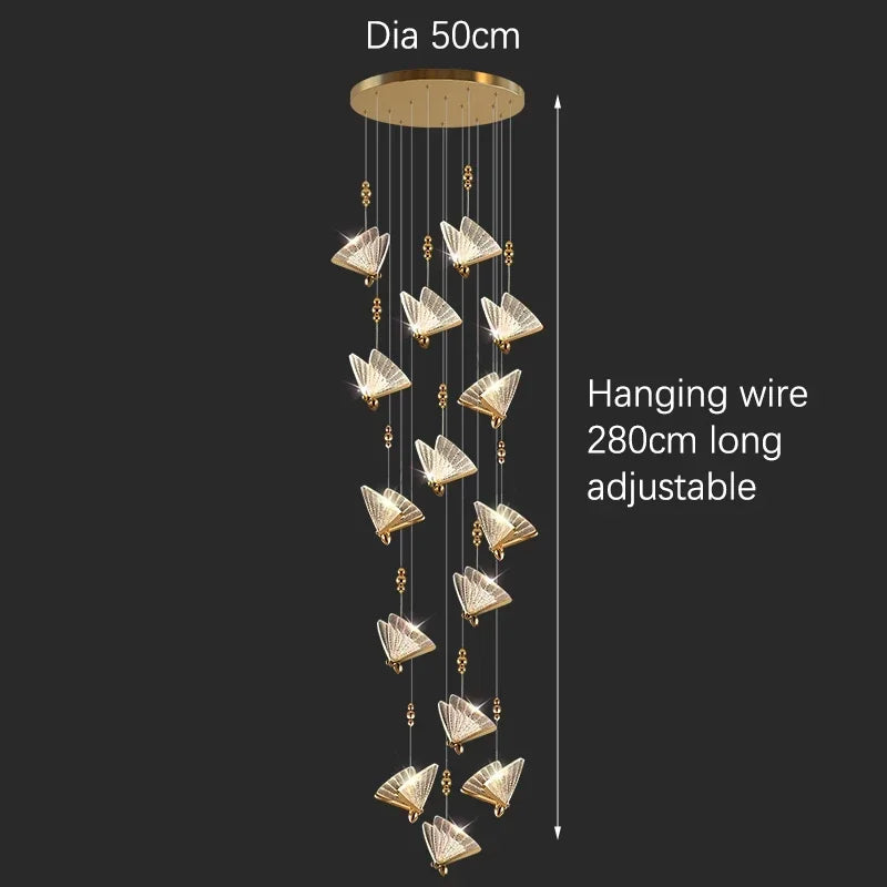 Suspension Luminaire Nordique — Cristal