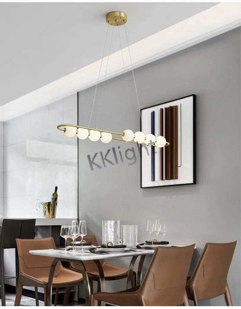 Lustre Art Déco — Cuivre
