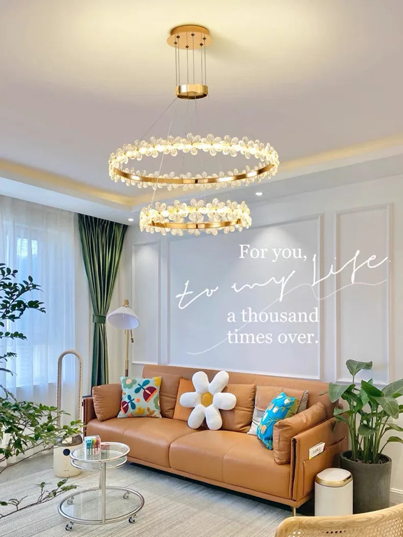 Lustre LED Cristal — Salle à Manger
