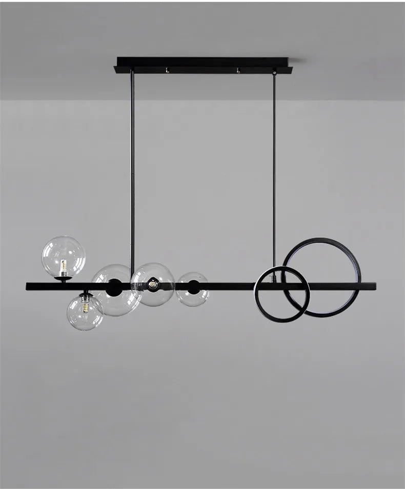 Lustre Industriel Noir
