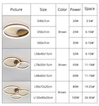 Lustre Design LED — Métal — 1 anneau 60cm