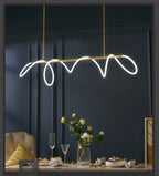 Lustre Cuisine Industriel — Nordique — Doré 150 cm A