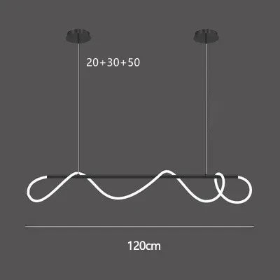 Lustre Cuisine Industriel — Nordique — Doré 150 cm A