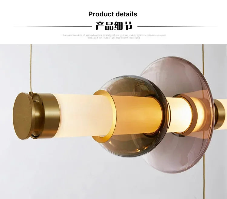 Lustre pour Salon Moderne — Verre