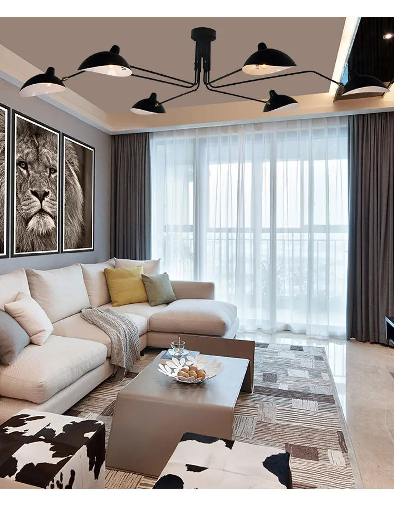 Plafonnier Salon Moderne — Plafonnier Nordique Design